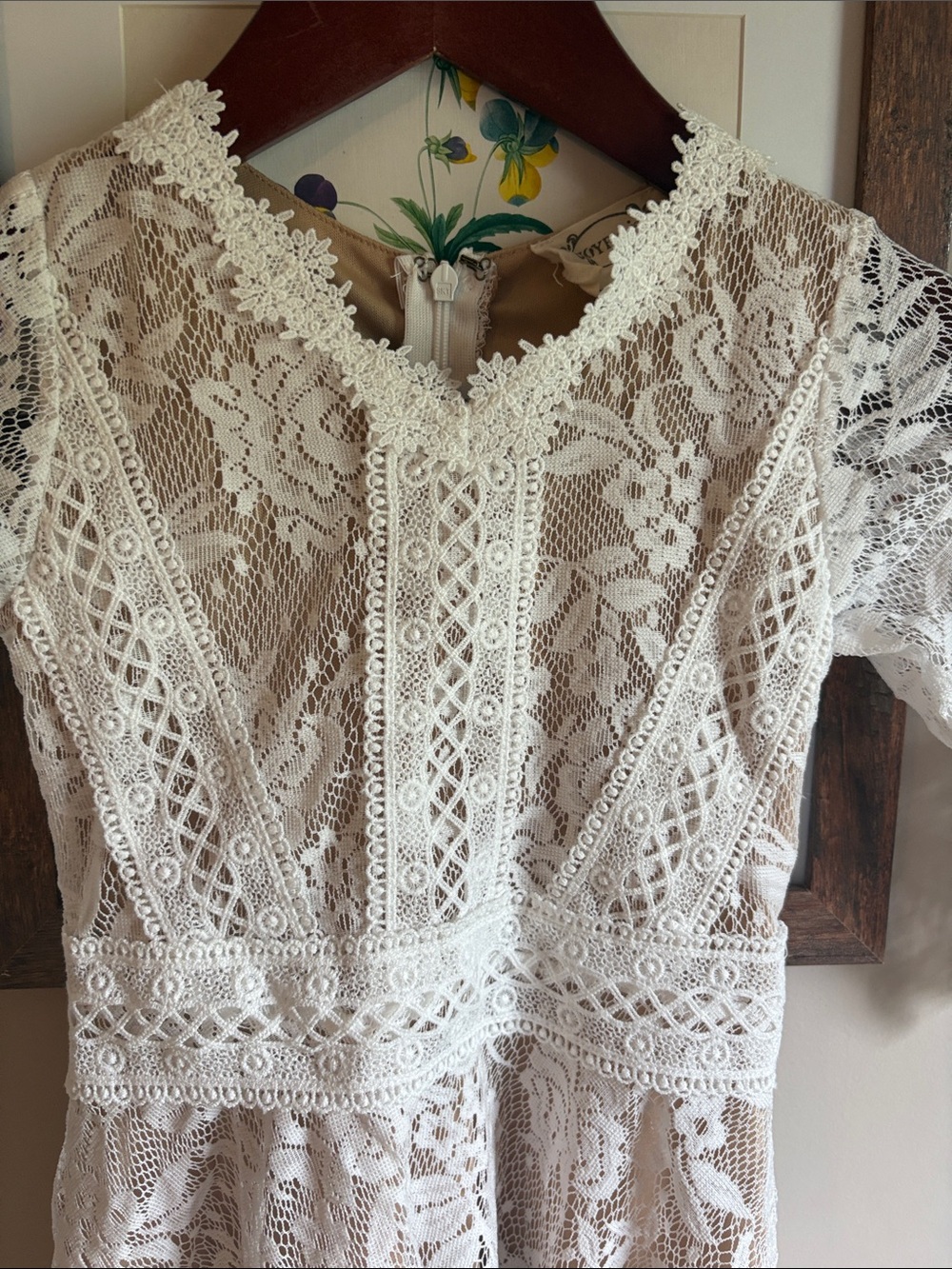 Joyfolie White Lace High-Low Dress for Girls - Picture 5 of 5
